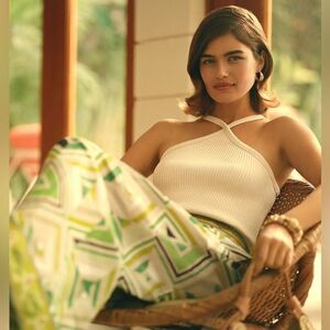 Anthropologie T.La Ribbed Halter Tank